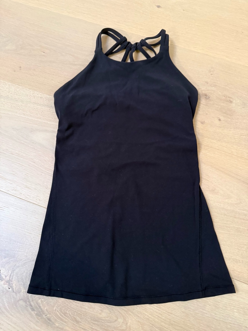 lululemon athletica Black Strappy Tank Top